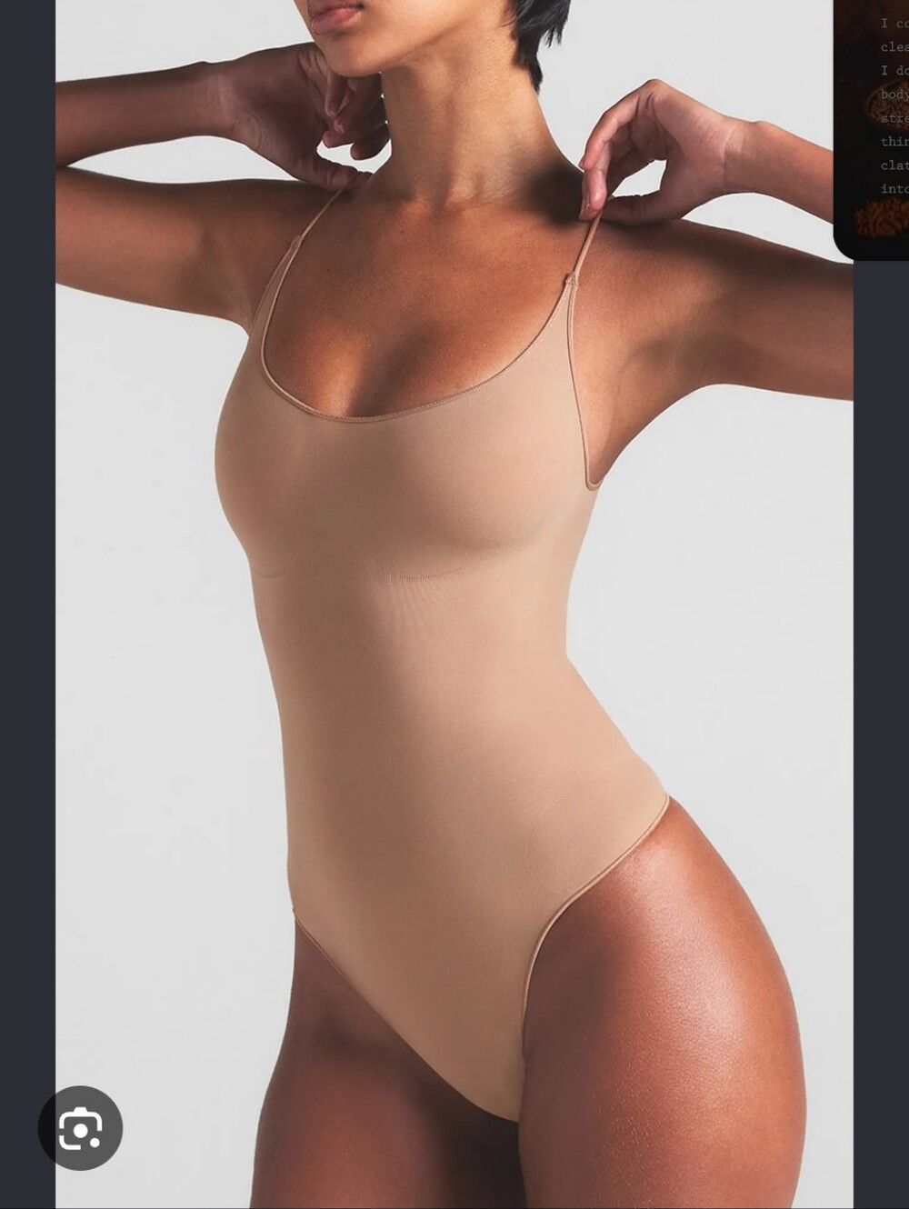 SKIMS Nude Spaghetti Strap Bodysuit 2x